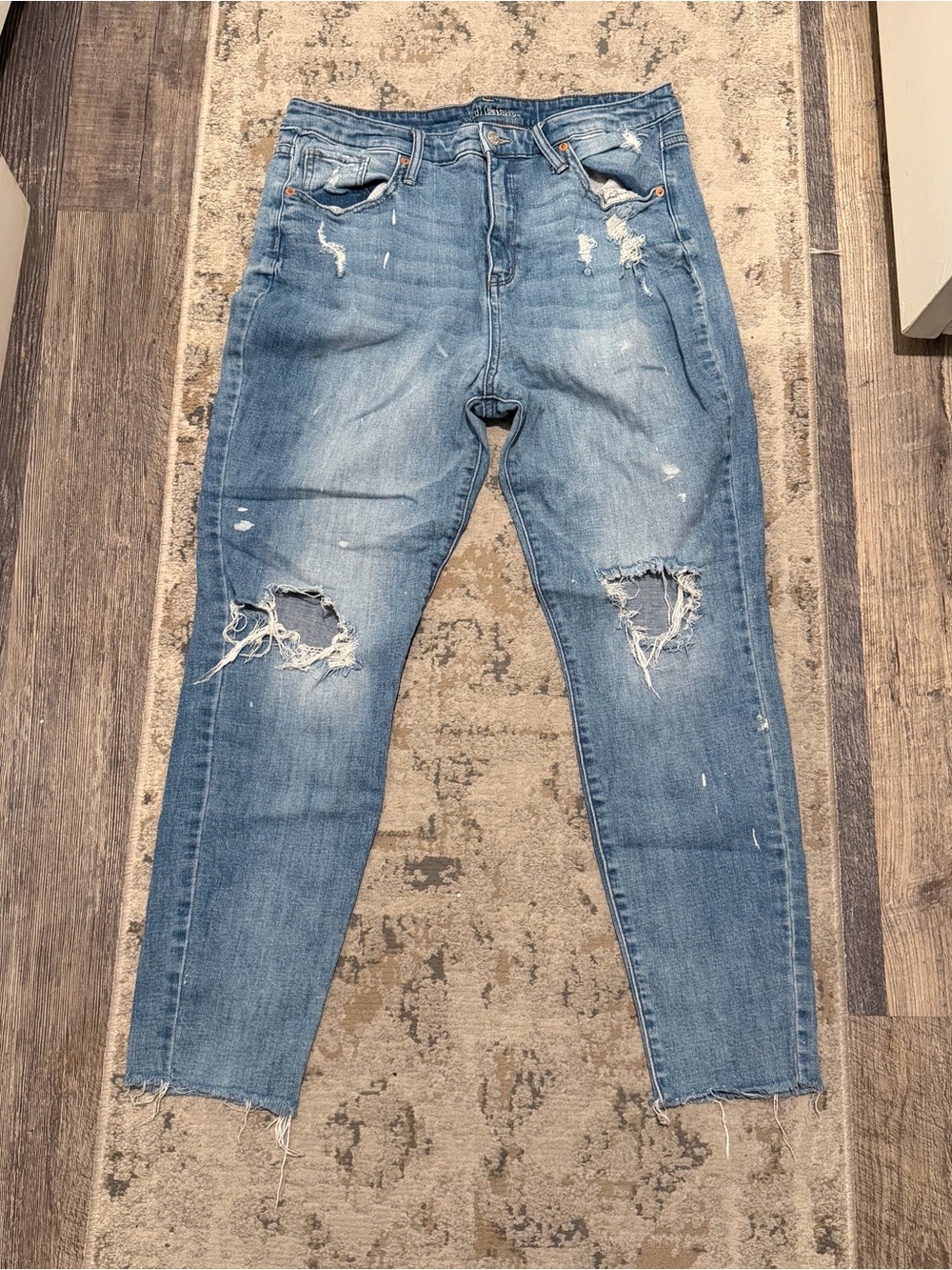 wild fable Medium Blue Distressed Skinny Jeans
